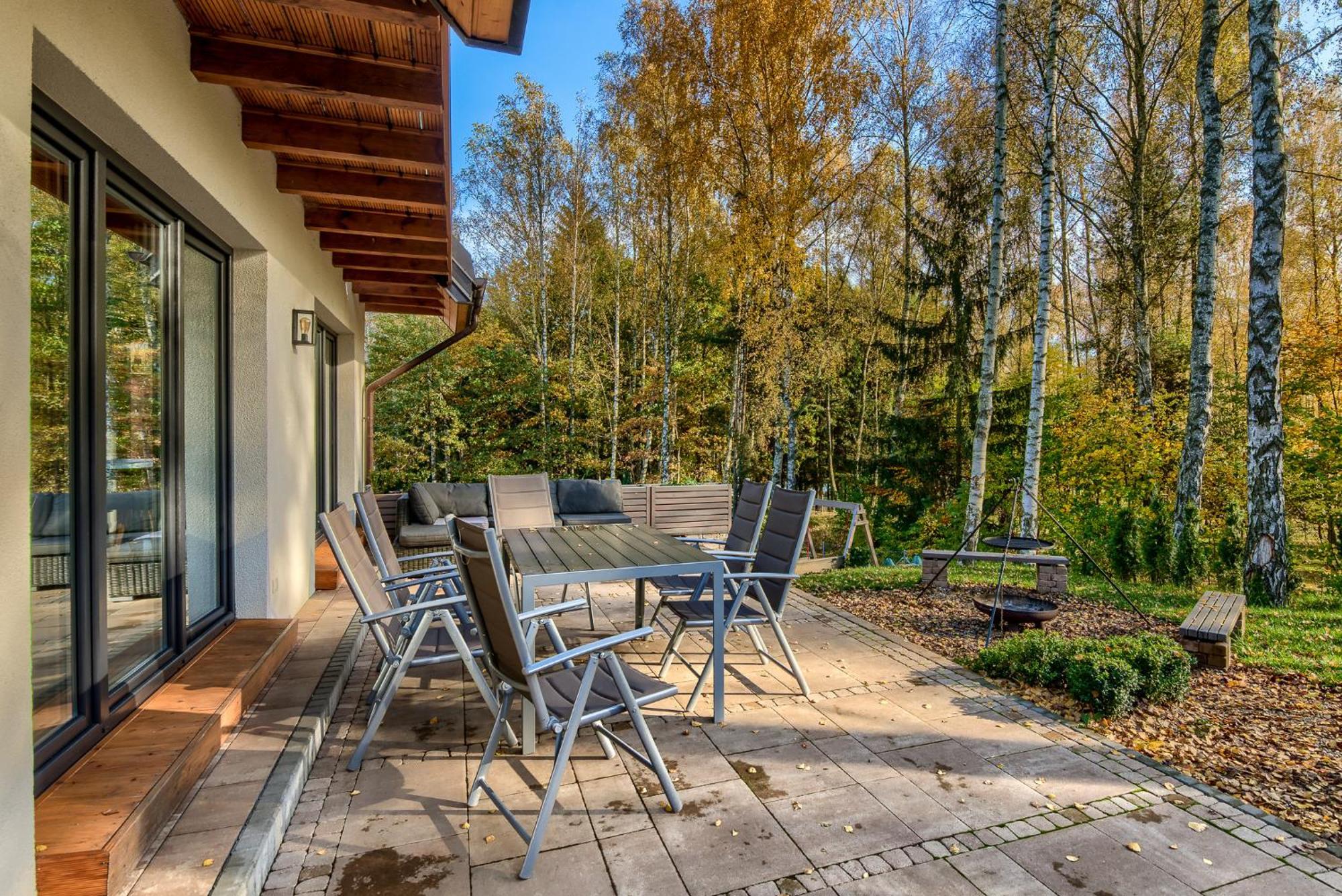 Mazursko - Komfortowe Domy 8 Osobowe Nad Jeziorem, Balia Lub Sauna Kretowiny Exterior photo